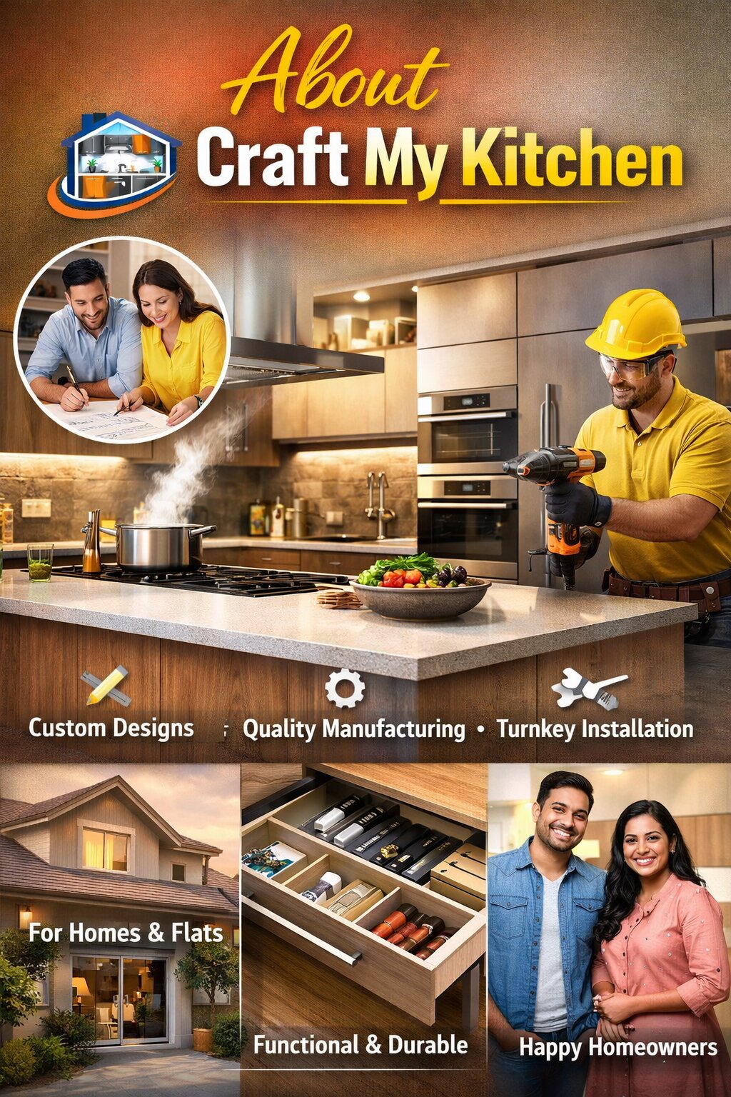 Craft My Kitchen | Modular Kitchen in Bhopal (Turnkey for Homes)